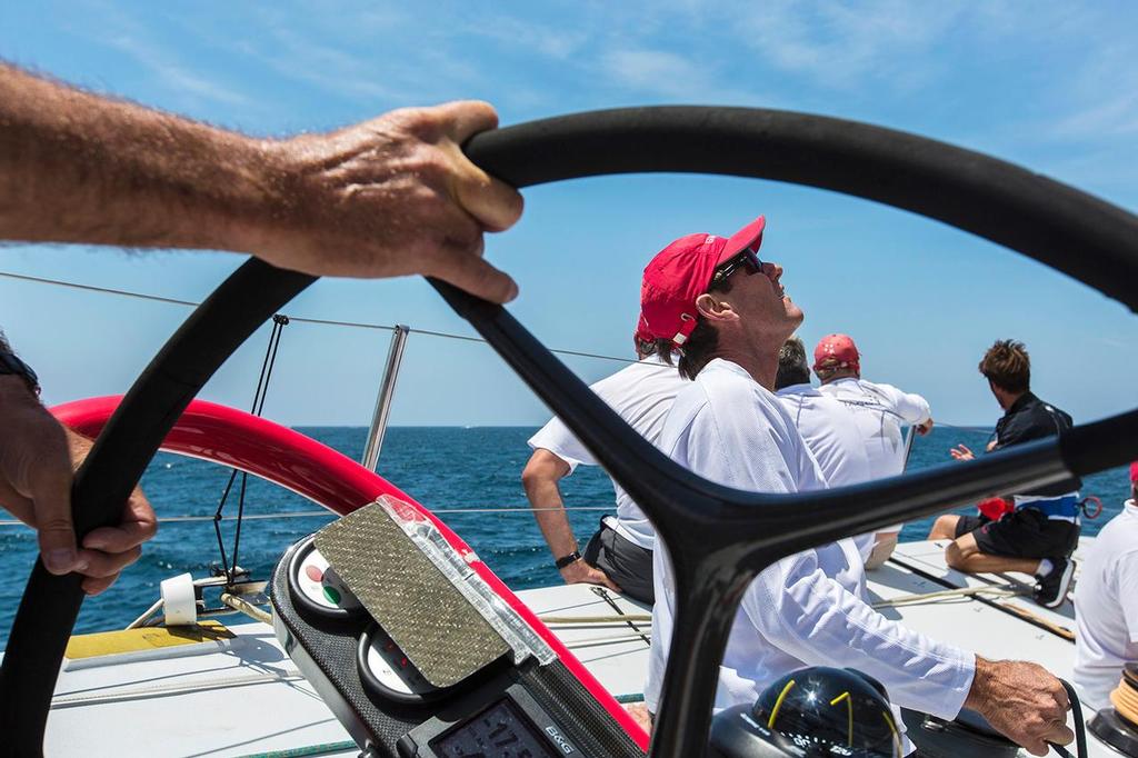 Canting buttons shielded from the sun, or is that errant fingers? - Rolex Sydney Hobart Yacht Race © Andrea Francolini