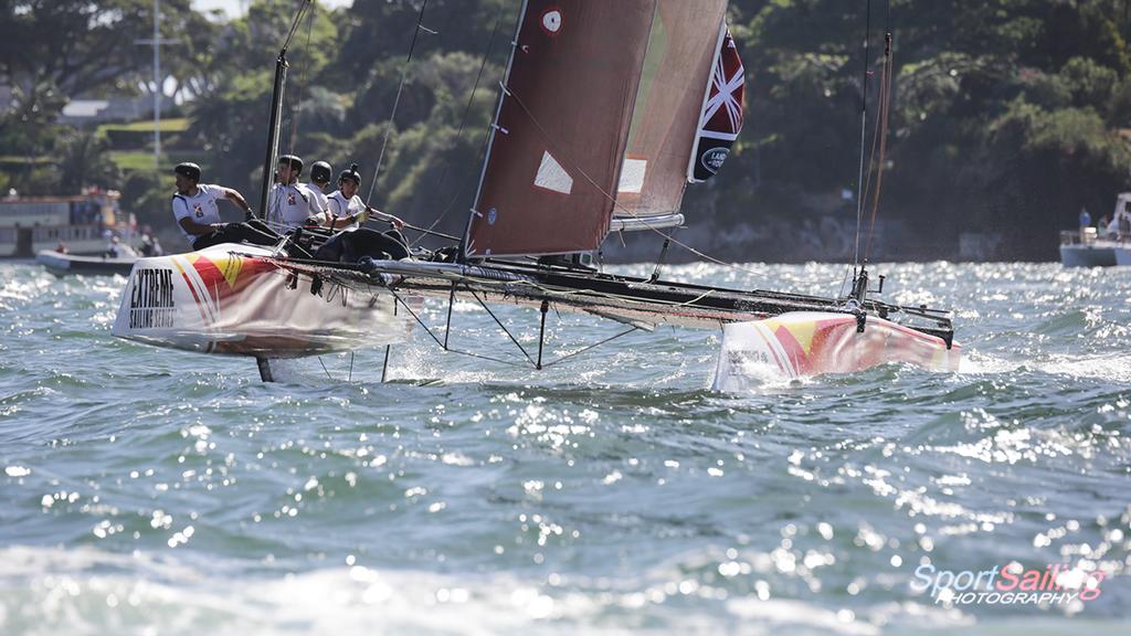 Team Australia - Langman and co. - Act Eight Extreme Sailing Series Sydney photo copyright Beth Morley - Sport Sailing Photography http://www.sportsailingphotography.com taken at  and featuring the  class