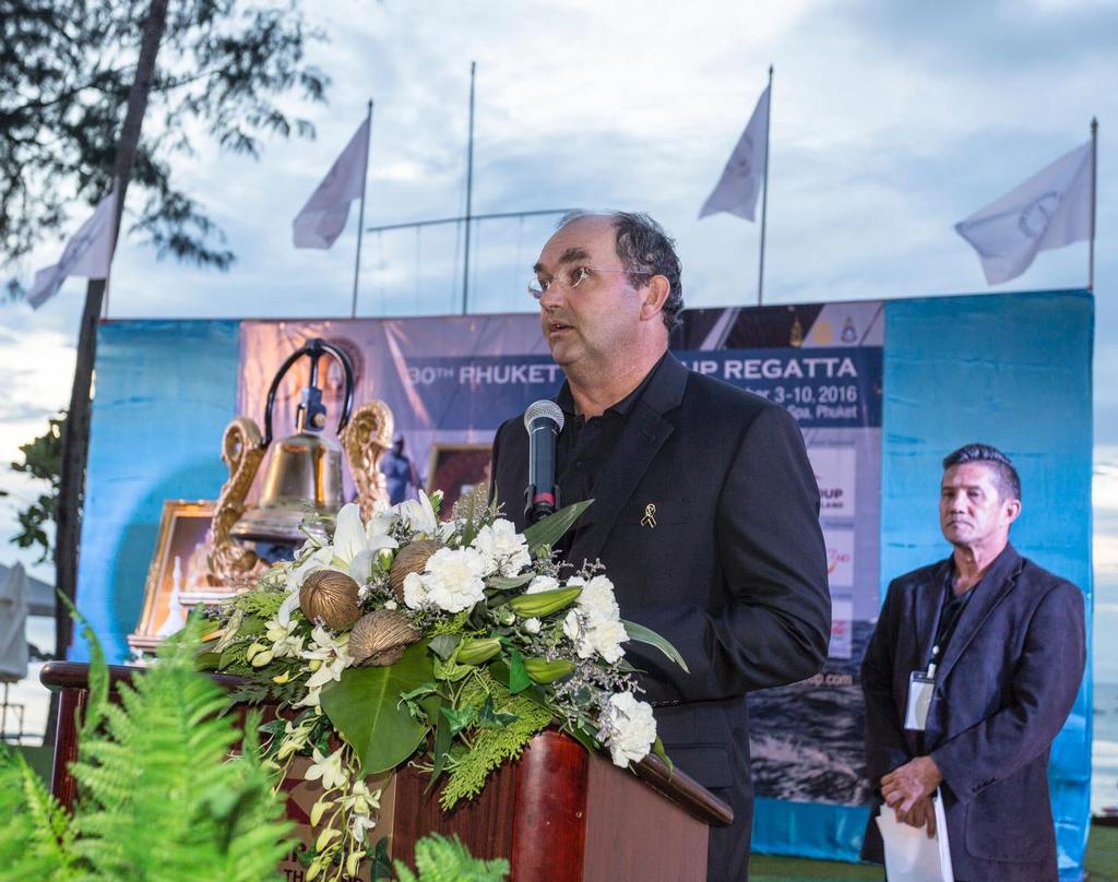 Kevin Whitcraft, Chairman of the Phuket King's Cup Organising Committee. photo copyright Guy Nowell / Phuket King's Cup taken at  and featuring the  class