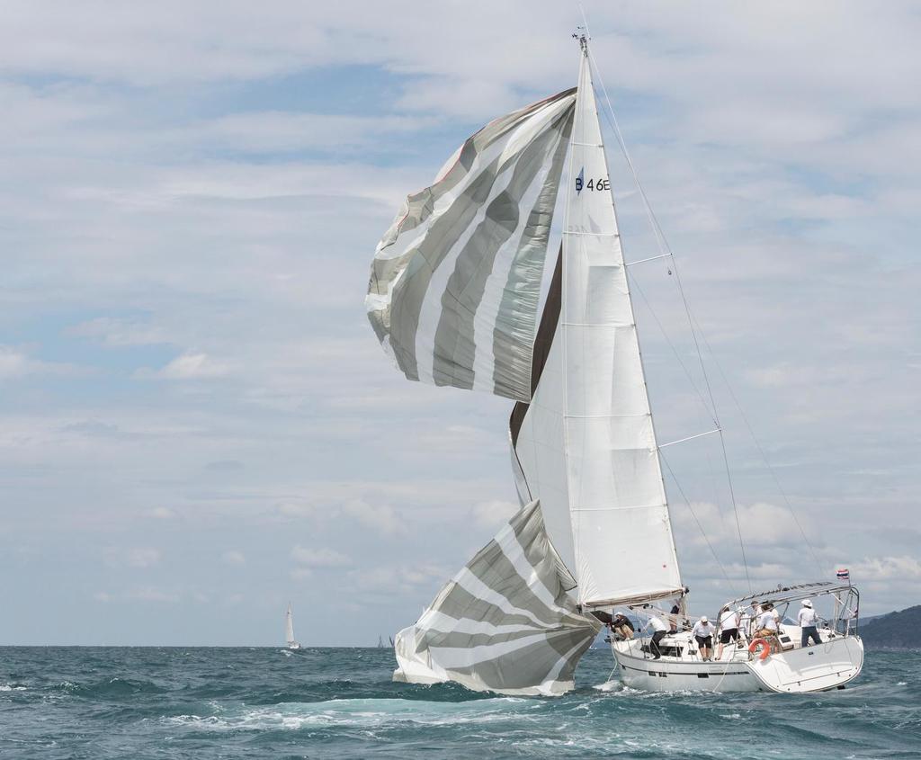 No, Virginia, a spinnaker is not an upwind sail. Phuket King's Cup 2016. © Guy Nowell / Phuket King's Cup