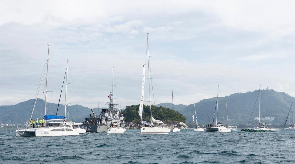 Sail Past. Phuket King's Cup 2016. photo copyright Guy Nowell / Phuket King's Cup taken at  and featuring the  class