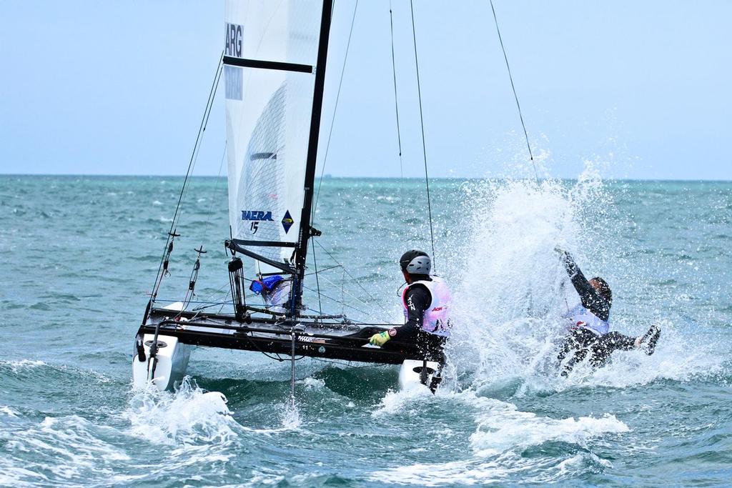Nacra 15 - Aon Youth Worlds 2016, Torbay, Auckland, New Zealand photo copyright Richard Gladwell www.photosport.co.nz taken at  and featuring the  class
