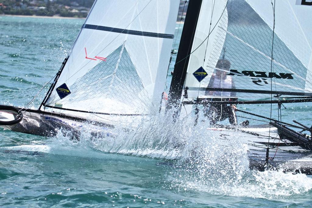 Nacra 15 - Aon Youth Worlds 2016, Torbay, Auckland, New Zealand photo copyright Richard Gladwell www.photosport.co.nz taken at  and featuring the  class