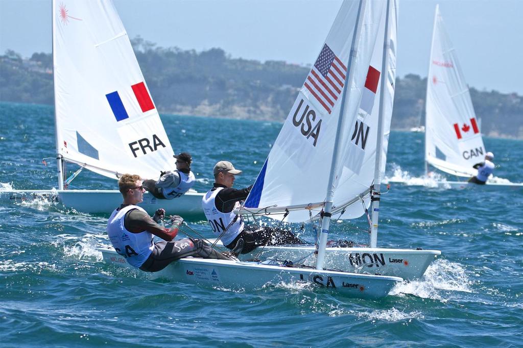 Carrson Pearce (USA) - Aon Youth Worlds 2016, Torbay, Auckland, New Zealand, Day 2 photo copyright Richard Gladwell www.photosport.co.nz taken at  and featuring the  class