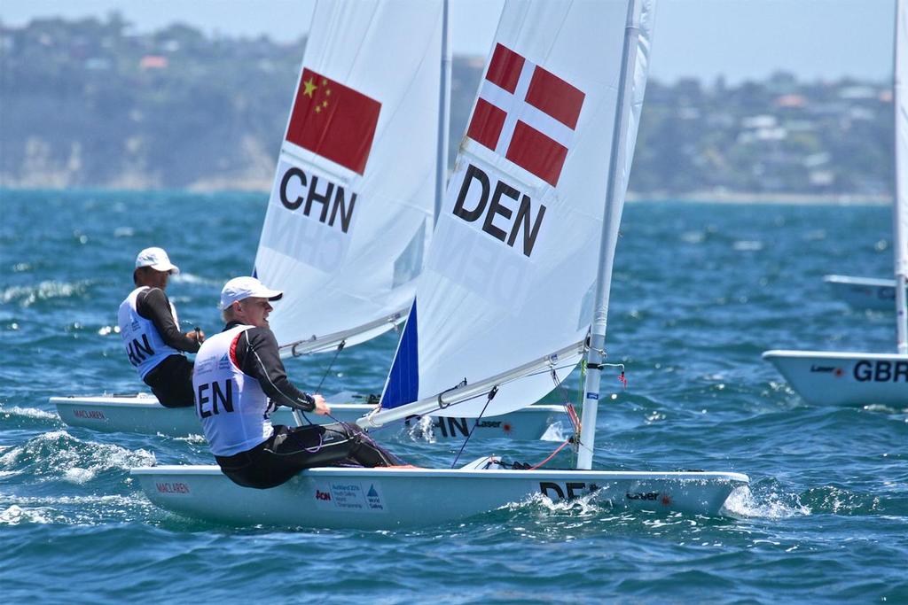 Mens Laser Radial - Aon Youth Worlds 2016, Torbay, Auckland, New Zealand, Day 2 photo copyright Richard Gladwell www.photosport.co.nz taken at  and featuring the  class