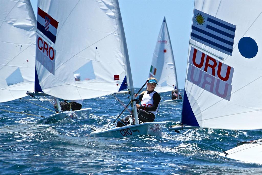 Sandra Luli (CRO) Silver medalist laser Radial Girls - Aon Youth Worlds 2016, Torbay, Auckland, New Zealand, Day 5, December 19, 2016 photo copyright Richard Gladwell www.photosport.co.nz taken at  and featuring the  class
