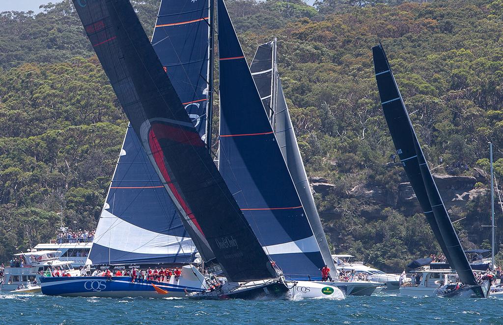 Scallywag crosses ahead of CQS © Crosbie Lorimer http://www.crosbielorimer.com