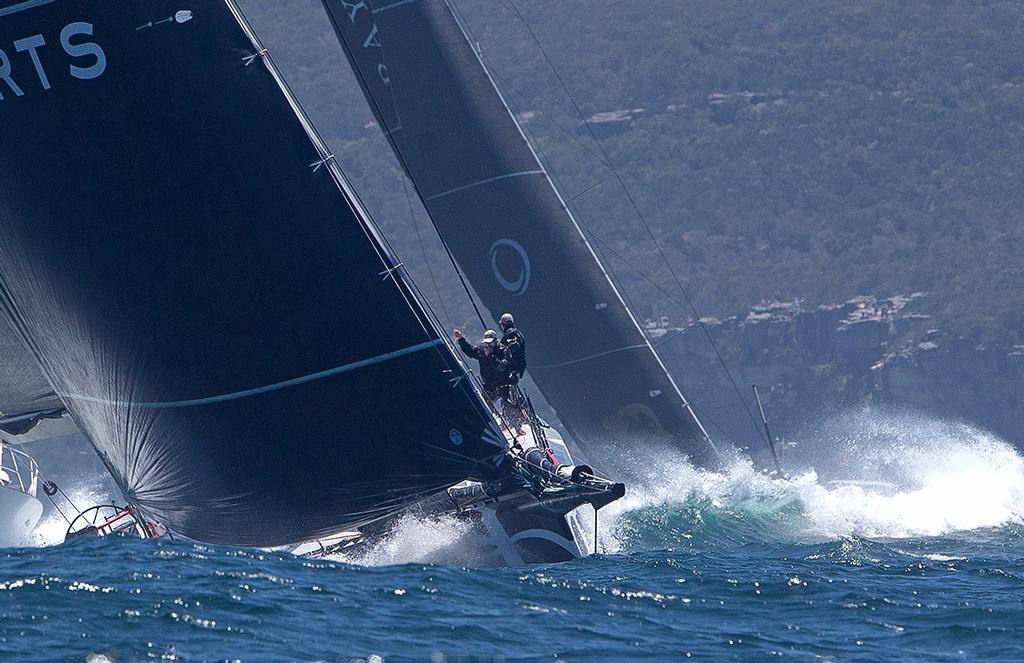 Perpetual Loyal leads Scallywag to the seaward mark © Crosbie Lorimer http://www.crosbielorimer.com