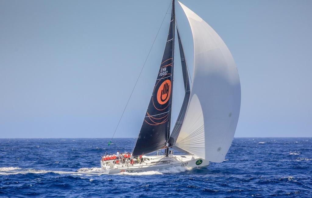 UBox Dongfeng - Cookson 50 - being sailed by the Dongfeng Volvo Ocean Race Team  - Rolex Sydney Hobart 2016 photo copyright Michael Chittenden  taken at  and featuring the  class