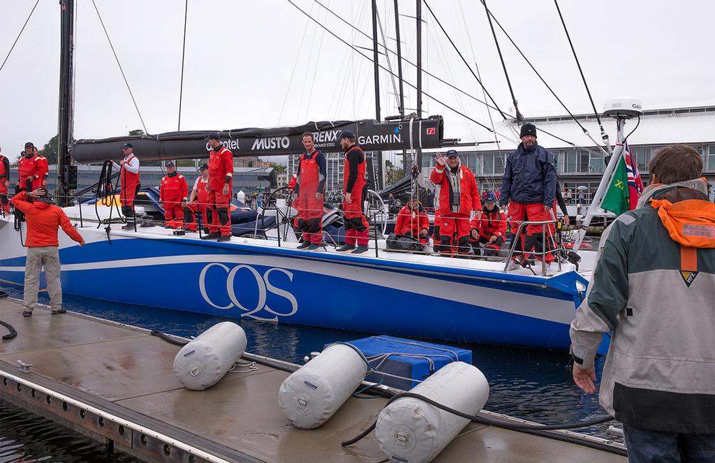 CQS reverses into her berth © Crosbie Lorimer http://www.crosbielorimer.com