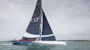 CQS in action at Royal Akarana Yacht Club Round White Island Race photo copyright Big Boat Racing bigboatracing.com taken at  and featuring the  class