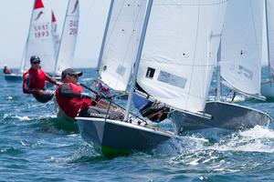 Gary McLennan is in third place, courtesy of consistent results - 39th Sabre Australian Championship photo copyright  Alex McKinnon Photography http://www.alexmckinnonphotography.com taken at  and featuring the  class