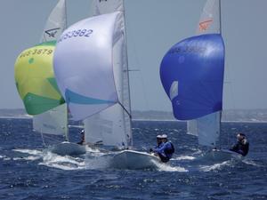 Day 2 – Chris Paterson and Ed Pepsevicius - Gemmill Homes Flying 15 Australian Championship photo copyright Jonny Fullerton taken at  and featuring the  class