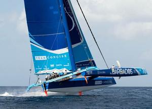 MS Barbados Concise 10 is already in Barbados ready for action – Mount Gay Round Barbados Regatta photo copyright  Peter Marshall / MGRBR taken at  and featuring the  class