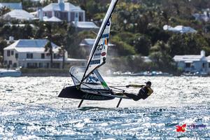 Bangin' The Corners Cup racing on Hamilton Harbour. - MS Amlin International Moth Regatta photo copyright Beau Outteridge/Amlin International Moth Regatta taken at  and featuring the  class