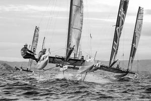 In 2017, the world-renowned Extreme Sailing Series™ will boost its foiling portfolio with the liveliest small catamaran out there, the Flying Phantom. - Flying Phantoms Marseille photo copyright Martina Barnetova taken at  and featuring the  class