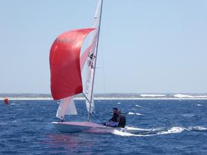 Day 3 – Alan Bax and Simon Childs - Gemmill Homes Flying 15 Australian Championship photo copyright Jonny Fullerton taken at  and featuring the  class