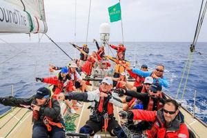 Clipper Ventures five are on their way, currently 25nm off Flinders Island - Rolex Sydney Hobart Yacht Race photo copyright  Salty Dingo taken at  and featuring the  class