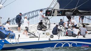 Watch Captain Rodney Keenan at the helm of CQS  - CQS Media Launch photo copyright Beth Morley - Sport Sailing Photography http://www.sportsailingphotography.com taken at  and featuring the  class