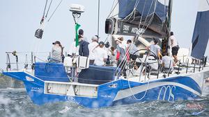 CQS out training today on Sydney Harbour - CQS Media Launch photo copyright Beth Morley - Sport Sailing Photography http://www.sportsailingphotography.com taken at  and featuring the  class