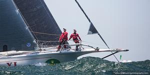 Wild Oats XI - 2016 Rolex Sydney Hobart Yacht Race photo copyright Beth Morley - Sport Sailing Photography http://www.sportsailingphotography.com taken at  and featuring the  class