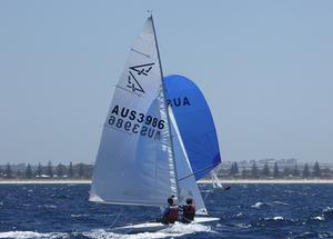 Jerwoods reaching - 2017 Gemmill Homes Australian Flying Fifteen Championship photo copyright Jonny Fullerton taken at  and featuring the  class