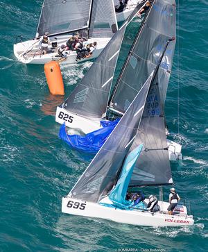 2016 Melges 24 World Championship - Miami - Day 5 photo copyright Bombarda Racing - Carlo Borlenghi taken at  and featuring the  class