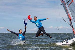 Gwendal Nael and Lilian Mercier - Youth Sailing World Championships photo copyright Matias Capizzano taken at  and featuring the  class