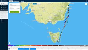 S2H Conservative route as of December 24, 2016 - this is the route that is expected to be more closely followed by navigators and tacticians to keep their boat positioning options open in case of changes in the wind data and predictions after the start of the race. photo copyright PredictWind taken at  and featuring the  class