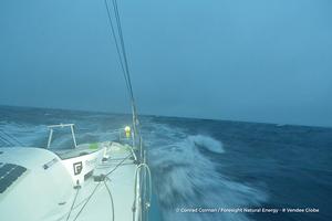 Photo sent from the boat Foresight Natural Energy, on December 22nd, 2016 photo copyright Conrad Colman / Foresight Energy / Vendée Globe taken at  and featuring the  class