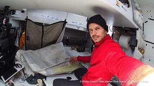 Photo sent from the boat One planet One ocean, on December 21st, 2016 photo copyright Didac Costa / One Planet One Ocean /Vendée Globe taken at  and featuring the  class