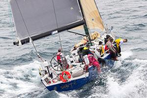 Doug Coulter's Rogers 46, Shakti, would be loving the broad reach/running conditions on offer. - 2017 Pittwater to Southport photo copyright Andrea Francolini taken at  and featuring the  class