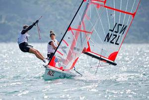Kate Stewart / Greta Stewart - 2015 Youth Sailing World Championships photo copyright Christophe Launay taken at  and featuring the  class
