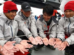 Caudrelier had a big communications challenge to marshall his 12-strong crew made up of French sailors and a group of young Chinese rookies with very little offshore experience. But they managed to handle the powerful conditions without mishap. - Rolex Sydney Hobart Yacht Race photo copyright Li Li / Dongfeng Race Team taken at  and featuring the  class