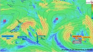 Analyse meteo - Vendée Globe photo copyright Great Circle taken at  and featuring the  class