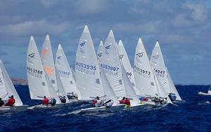 Fleet start - Invitational Race - 55th Australian Flying Fifteen Championship photo copyright Jonny Fullerton taken at  and featuring the  class