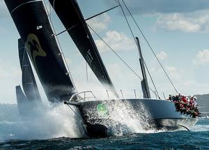 Karl Kwok's 80-ft Beau Geste at the start of her second Rolex Sydney Hobart photo copyright  Rolex/ Kurt Arrigo http://www.regattanews.com taken at  and featuring the  class