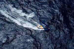 Vendée Globe – Jean Pierre Dick (St Michel-Virbac) sailing through Bass Strait photo copyright Rob Burnett / St-Michel Virbac / Vendee Globe taken at  and featuring the  class
