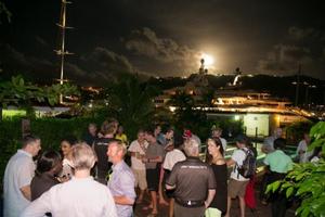 Competitors enjoy the prizegiving party in Grenada - RORC Transatlantic Race photo copyright RORC/Arthur Daniel taken at  and featuring the  class