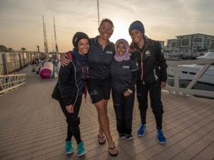 Closing ceremony at the Oman Sail HQ. Overall position for the race 1st EFG Bank Monaco skippered by Sidney Gavignet (FRA), 2nd Al Mouj, Muscat skippered by Nico Lunven (FRA), 3rd Team Averda skippered by Marcel Herrera (GBR) - EFG Sailing Arabia – The Tour 2016 photo copyright Lloyd Images taken at  and featuring the  class