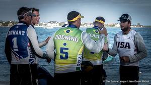 Medals ceremony - 2016 Star Sailors League Finals photo copyright  Jean-Daniel Michot / Star Sailors League taken at  and featuring the  class