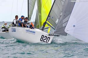 Bora Gulari's Air Force 1/West Marine Rigging USA820 - 2016 Melges 24 World Championship - Miami - Day 4 photo copyright  Pierrick Contin http://www.pierrickcontin.fr/ taken at  and featuring the  class