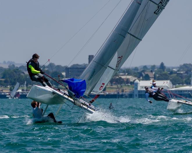 Belgium team's top mark spill - Viper Worlds 2017 © Tiff Rietman