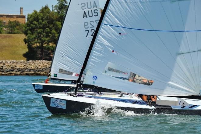 Peter Horne and Andre Blasse - Henning Harders OK Dinghy Nationals © Bruce Kerridge