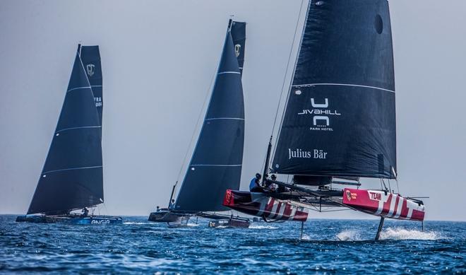 Team Tilt high flying on the GC32 Racing Tour © Jesus Renedo / GC32 Racing Tour