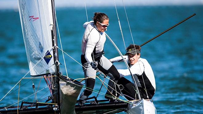 Nacra17 - 2017 World Series Cup Miami - Day 2 © Pedro Martinez / Sailing Energy / World Sailing