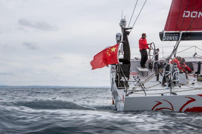 Sea trials onboard Dongfeng as the team enter the final stages of boat preparation before the focus switches to on-the-water training and final crew selection. - Volvo Ocean Race © Eloi Stichelbaut / Dongfeng Race Team