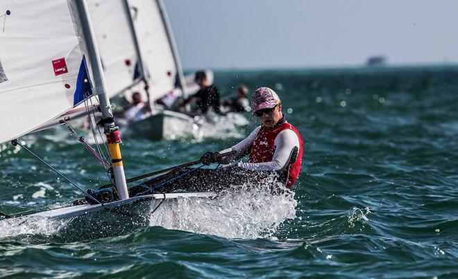 Laser Radial - Mathilde de Kerangat - 2017 World Cup Series Miami ©  Jesus Renedo / Sailing Energy http://www.sailingenergy.com/