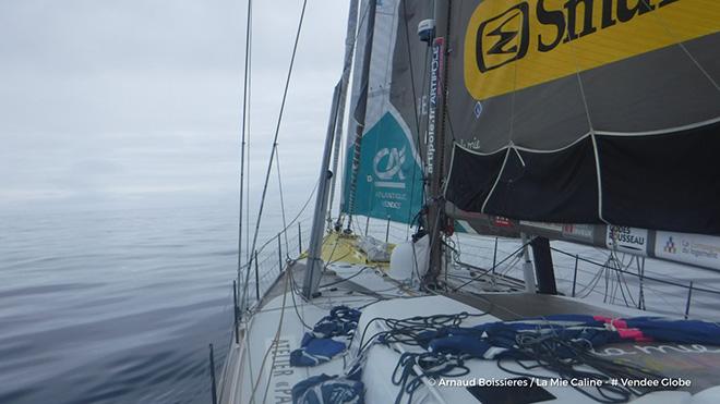 Photo sent from the boat La Mie Caline, on January 8th, 2017 ©  Arnaud Boissieres / Akena Verandas