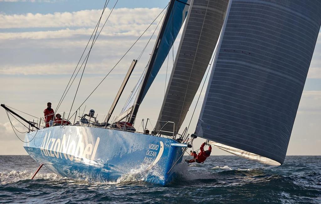 Volvo Ocean Race - Deck of Boat 8 leaves builder